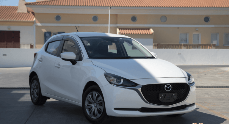Mazda 2 white