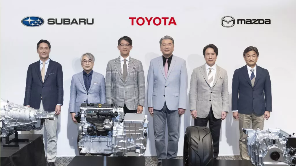 Toyota, Mazda, Subaru Develop